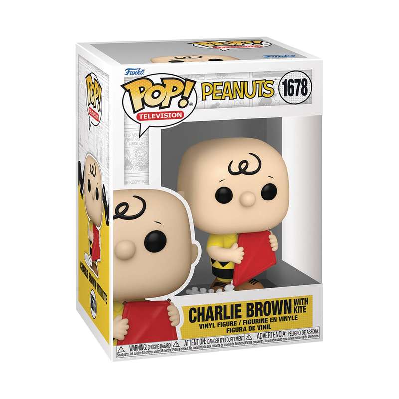 Funko POP! ANIMATION PEANUTS S7 CHARLIE BROWN W KITE FIG