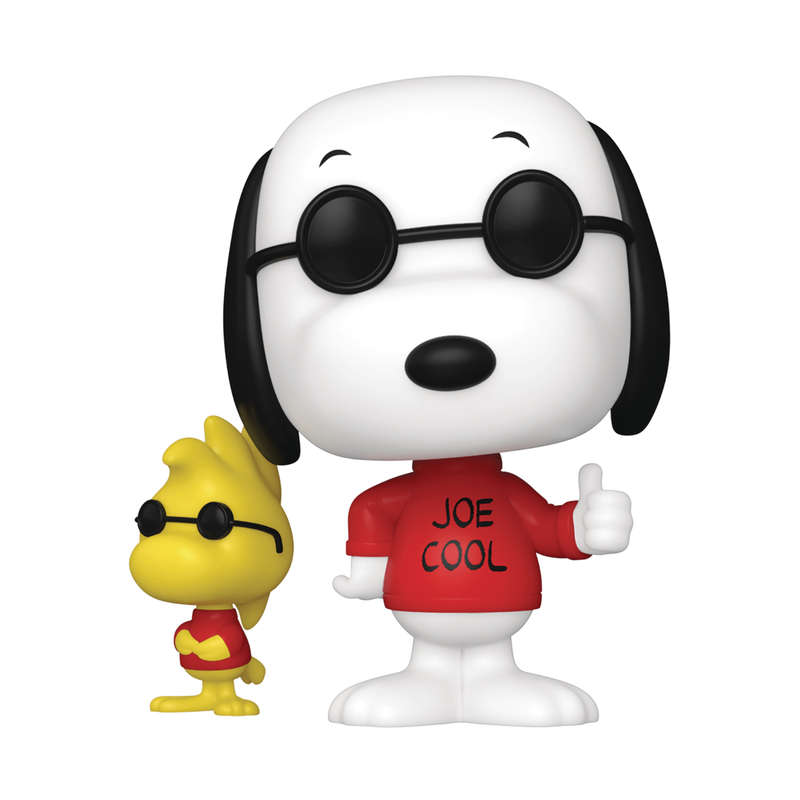 Funko POP! & BUDDY PEANUTS S7 JOE COOL W WOODSTOCK FIG