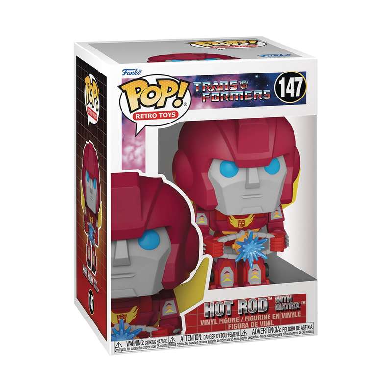 Funko POP! VINYL TRANSFORMERS S4 HOT ROD W MATRIX FIG