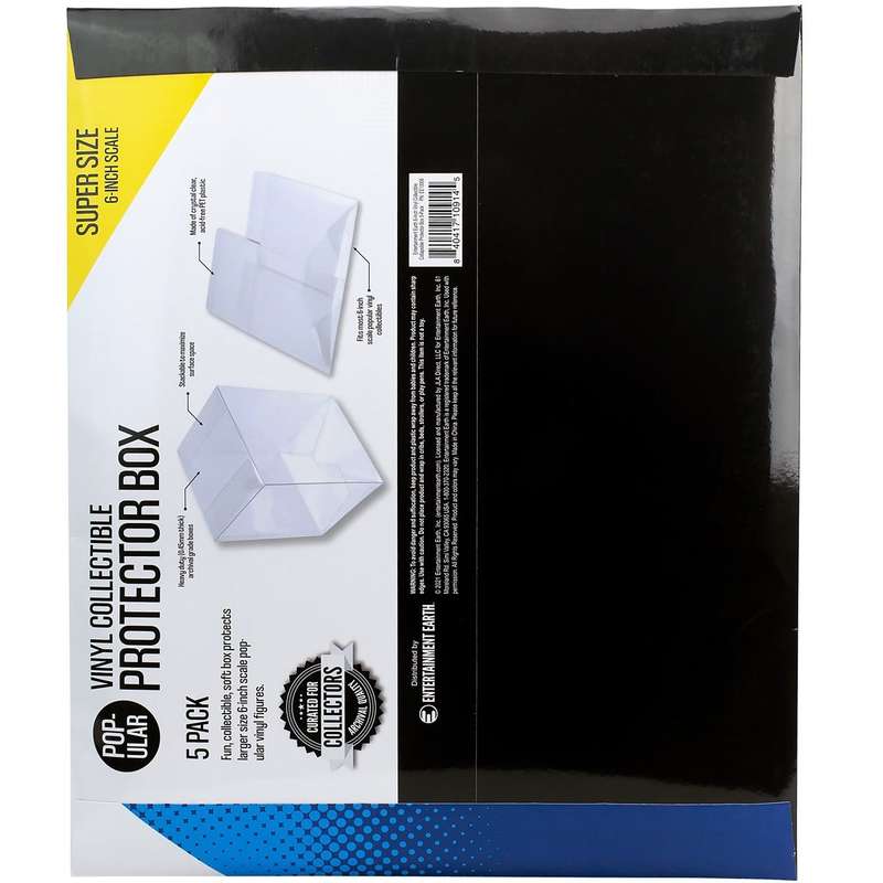VINYL COLLECTIBLE 6IN SOFT COLLAPSIBLE PROTECTOR BOX 5 PACK