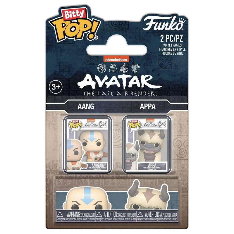 Funko BITTY POP! ATLA 2PK AANG & APPA FIG