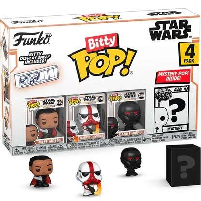 Funko BITTY POP! MANDALORIAN MOFF GIDEON 4PK VIN FIG