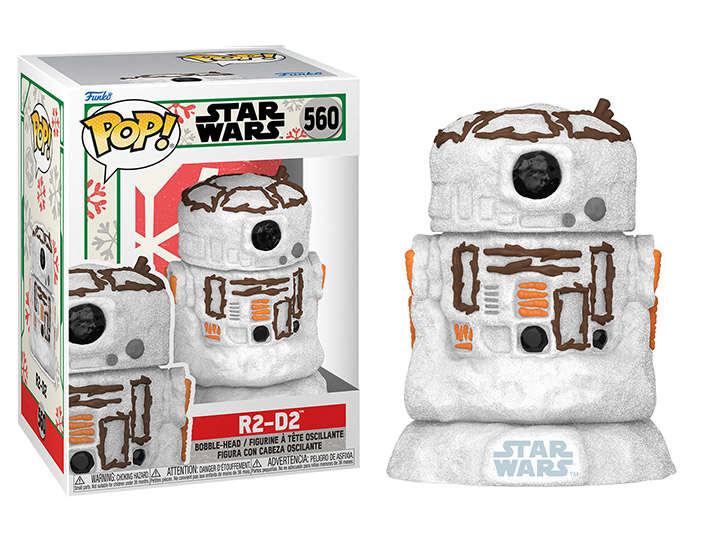 POP STAR WARS HOLIDAY R2-D2 SNOWMAN VIN FIG  VIN FIG