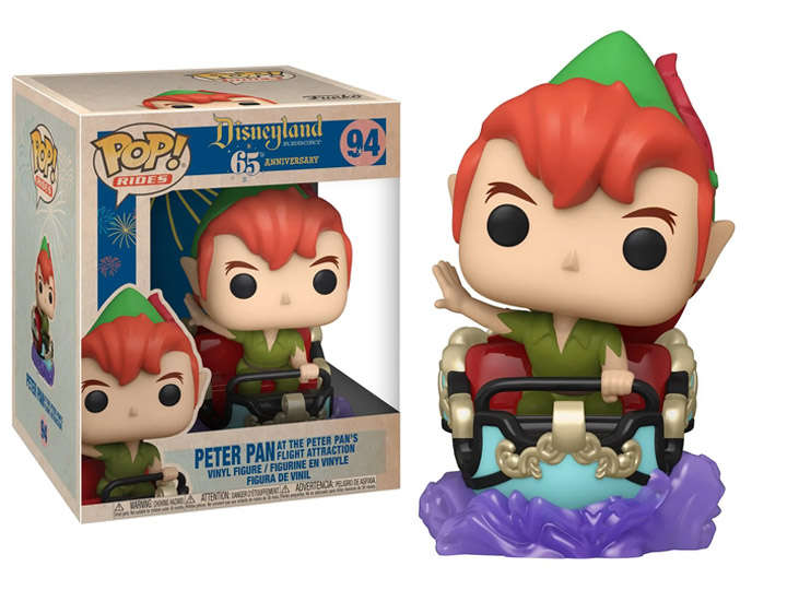 Funko POP! RIDES DISNEY 65TH PETER & FLIGHT VIN FIG