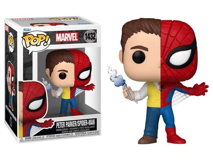 Funko POP! MARVEL SPLIT SPIDER-MAN/PETER PARKER VIN FIG