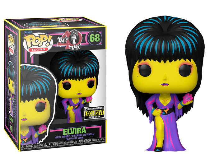 Funko POP! ELVIRA BLACK LIGHT VINYL FIGURE
