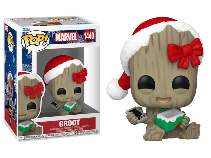 POP MARVEL HLDY S4 GROOT VIN FIG