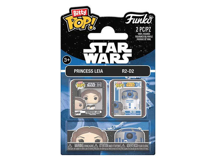 Funko BITTY POP! STAR WARS LEIA & R2D2 2PK