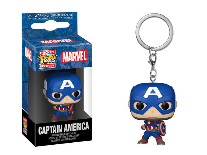 Funko Pocket Pop! Keychain: Marvel New Classics  Captain America