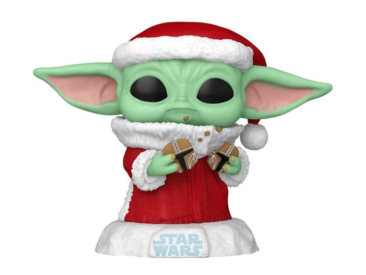 Funko POP! STAR WARS MANDO HLDY GROGU VIN FIG
