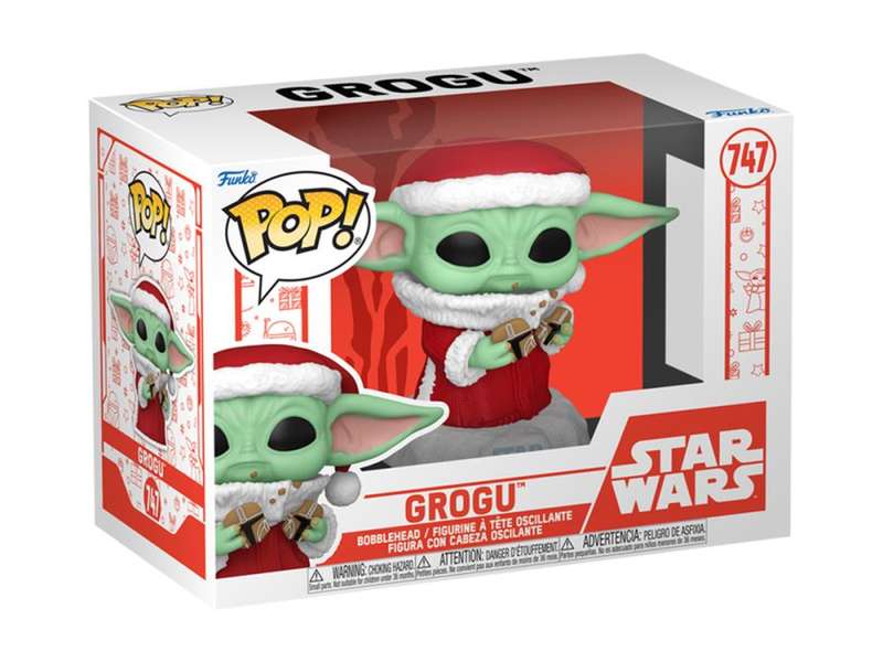 Funko POP! STAR WARS MANDO HLDY GROGU VIN FIG