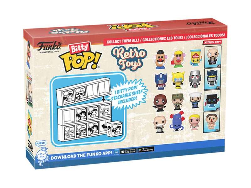Funko BITTY POP! RETRO TOYS MR MONOPOLY 4PK FIG