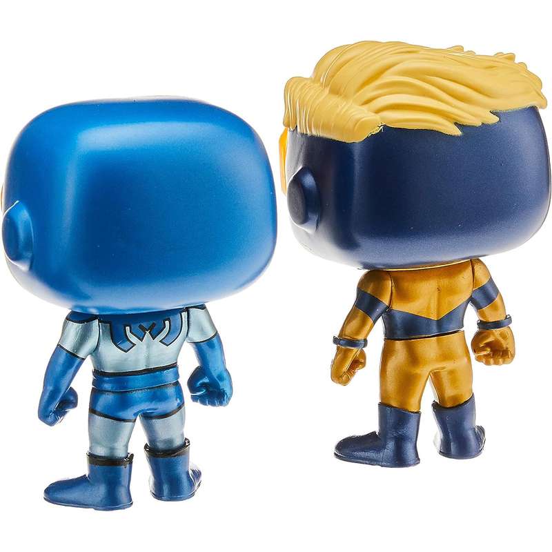 Funko POP! HEROES BOOSTER GOLD & BLUE BEETLE PX VIN FIG METALLIC 2P