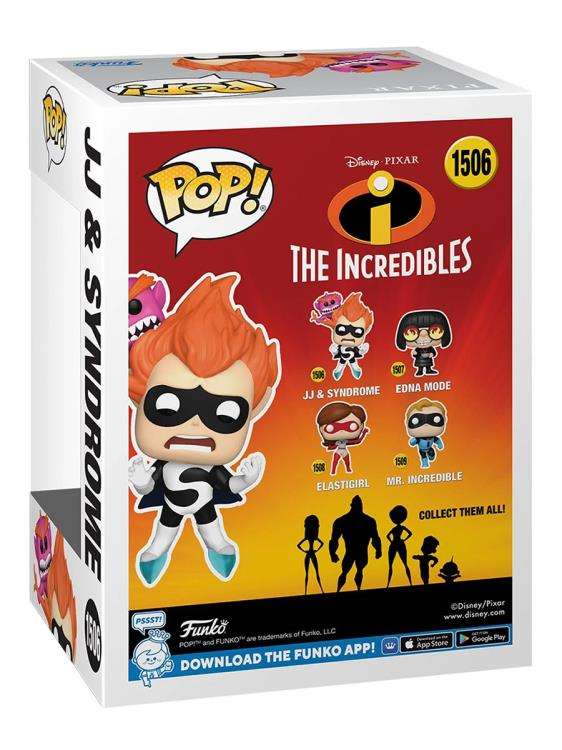 Funko POP! & BUDDY INCREDIBLES 20TH JJ & SYNDROME VIN FIG