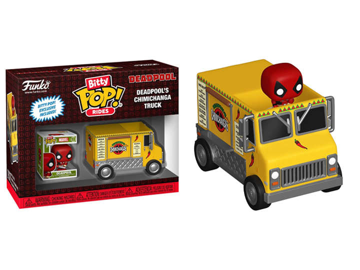 Funko BITTY POP! RIDE MARVEL DEADPOOL W/CHIMICHANGA TRUCK