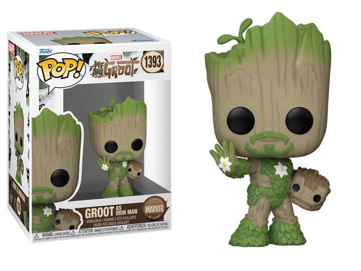 Funko POP! MARVEL WE ARE GROOT IRON MAN VIN FIG