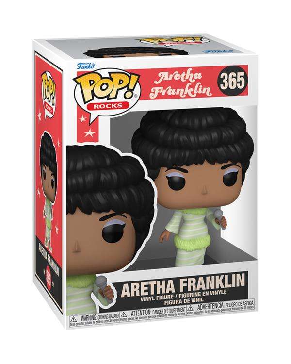 Funko POP! ROCKS ARETHA FRANKLIN GREEN DRESS VIN FIG