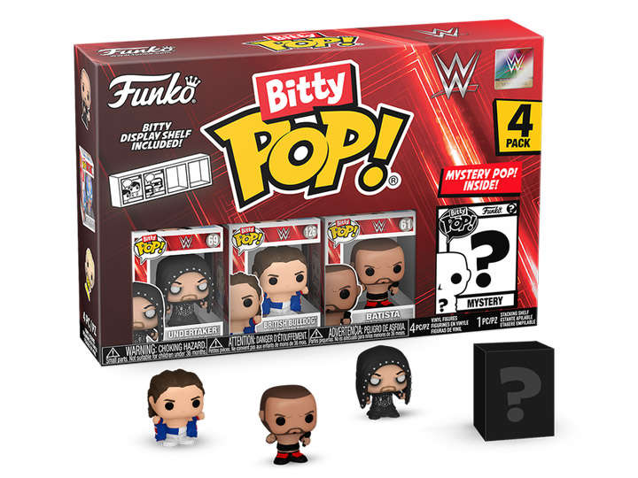 Funko BITTY POP! WWE UNDERTAKER 4PK VINYL FIGURE