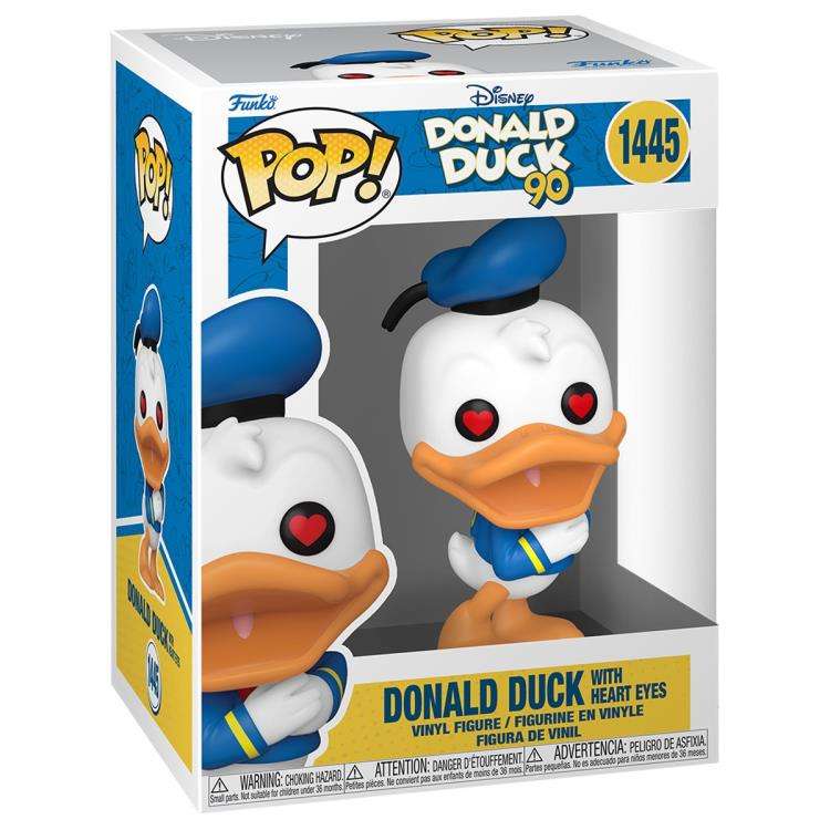 Funko POP! DISNEY DONALD DUCK 90TH DONALD DUCK HEART EYES VIN FIG