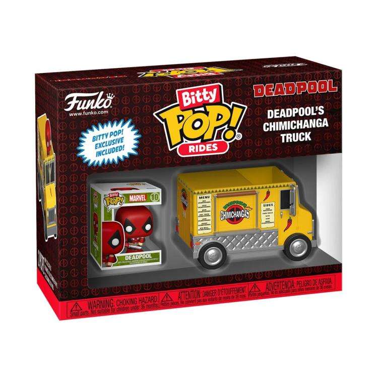 Funko BITTY POP! RIDE MARVEL DEADPOOL W/CHIMICHANGA TRUCK