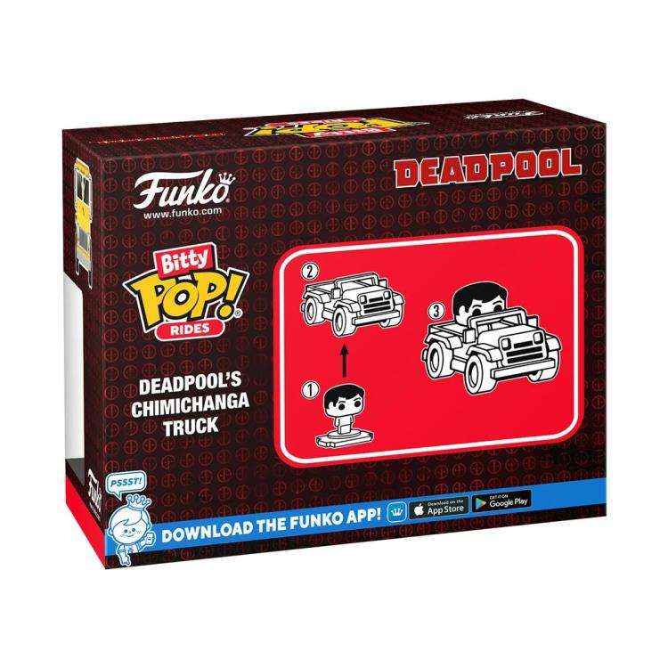 Funko BITTY POP! RIDE MARVEL DEADPOOL W/CHIMICHANGA TRUCK