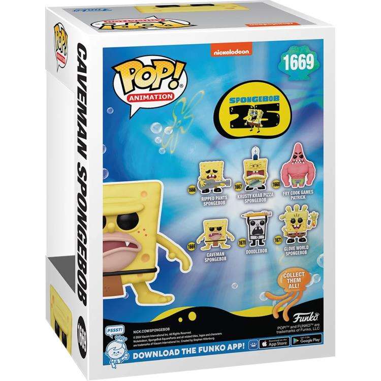 Funko POP! TV SPONGEBOB SQUAREPANTS 25TH CAVEMAN SPONGEBOB VIN FIG