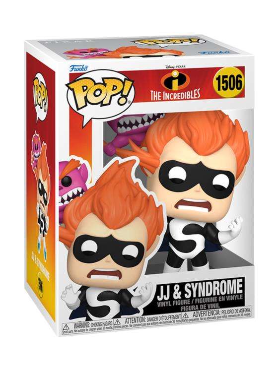 Funko POP! & BUDDY INCREDIBLES 20TH JJ & SYNDROME VIN FIG