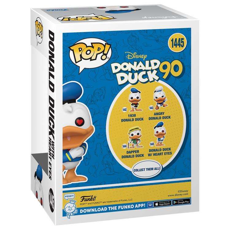 Funko POP! DISNEY DONALD DUCK 90TH DONALD DUCK HEART EYES VIN FIG