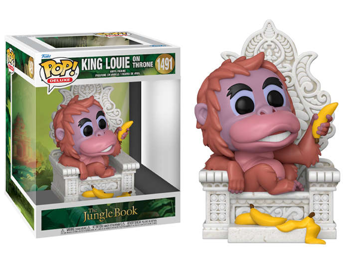 Funko POP! DELUXE THE JUNGLE BOOK S2 KING LOUIE ON THRONE VIN FIG