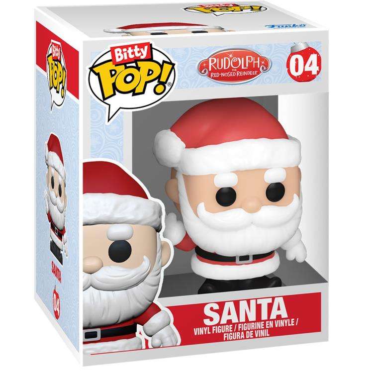 Funko BITTY POP! RUDOLPH SANTA 4PK
