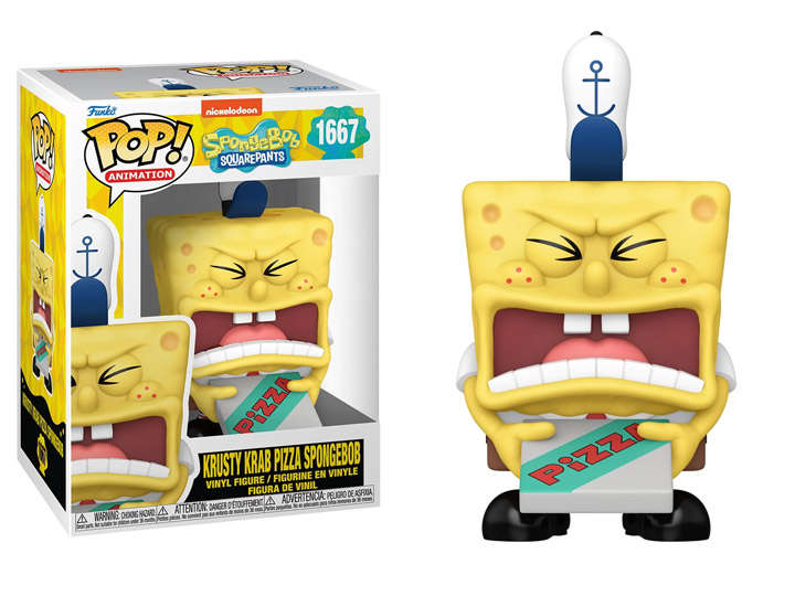Funko POP! TV SPONGEBOB SQUAREPANTS 25TH SPONGEBOB W PIZZA VIN FIG