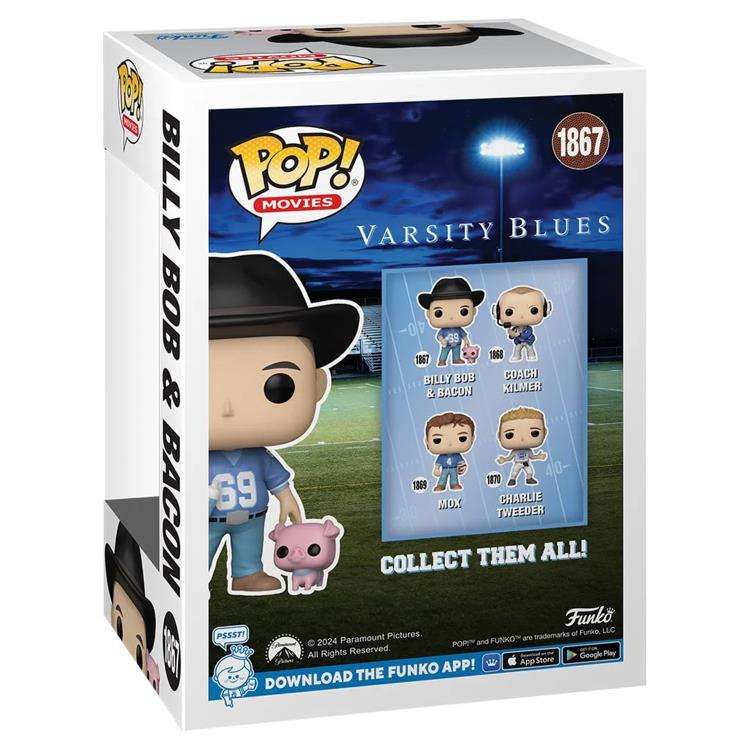 Funko POP! & BUDDY VARSITY BLUES BILLY W/BACON VIN FIG