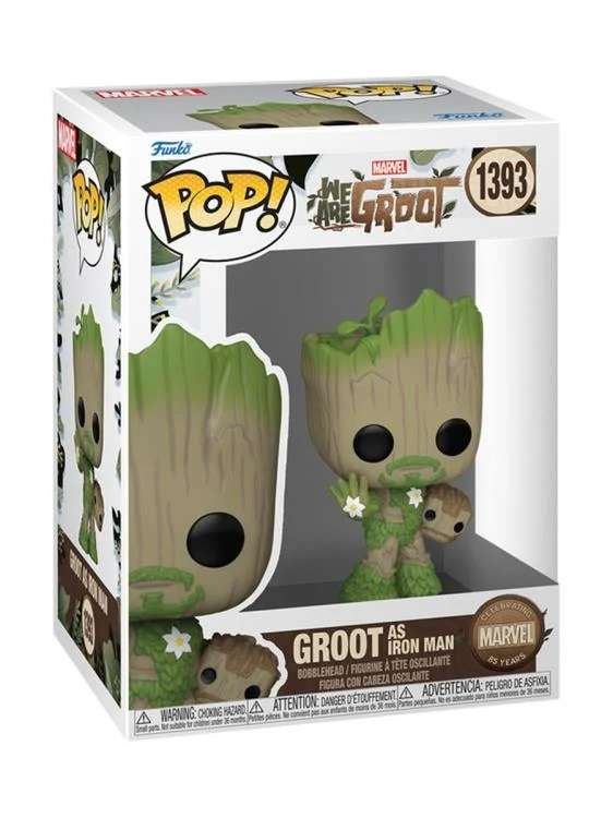 Funko POP! MARVEL WE ARE GROOT IRON MAN VIN FIG