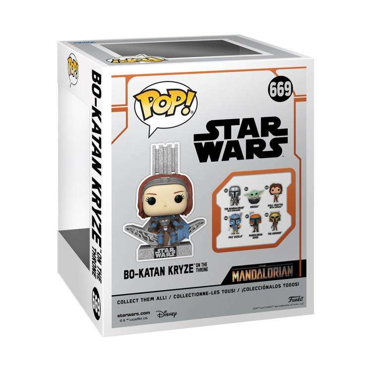 Funko POP! DLX MANDALORIAN BO-KATAN ON THRONE