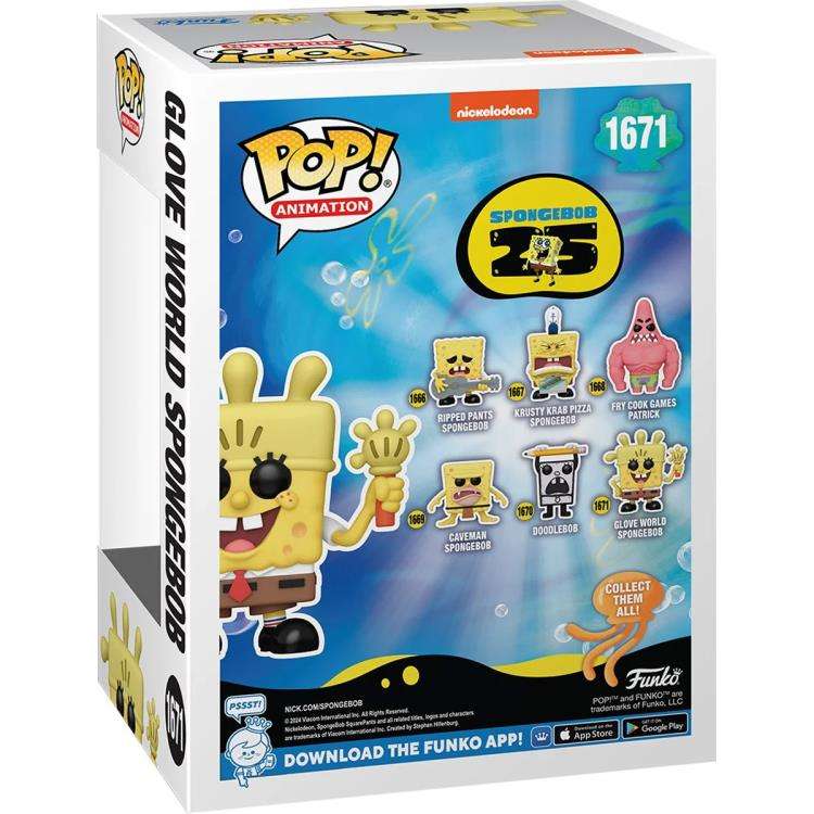 Funko POP! TV SPONGEBOB SQUAREPANTS 25TH SPONGEBOB W GLOVELITE VIN