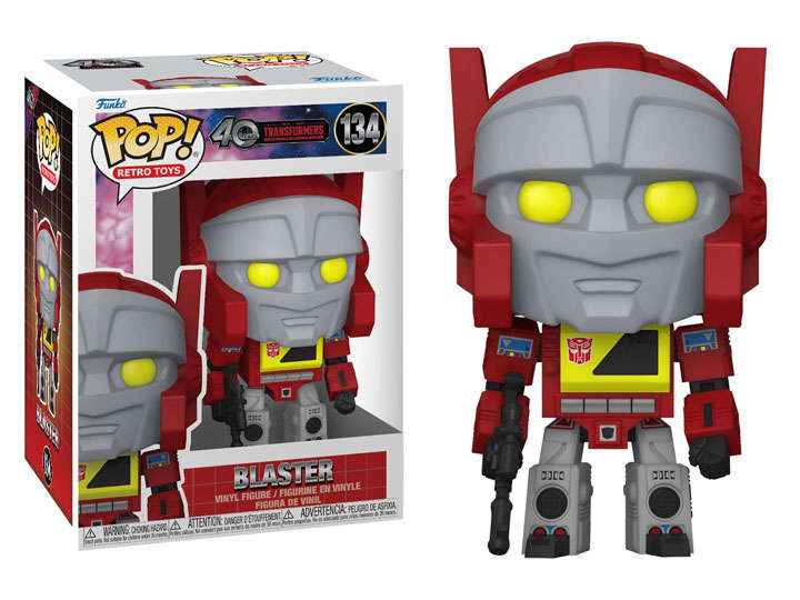 Funko PO!P RETRO TOYS TRANSFORMERS G1 BLASTER VIN FIG