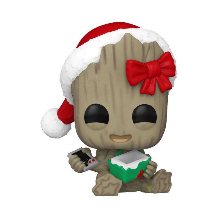 POP MARVEL HLDY S4 GROOT VIN FIG