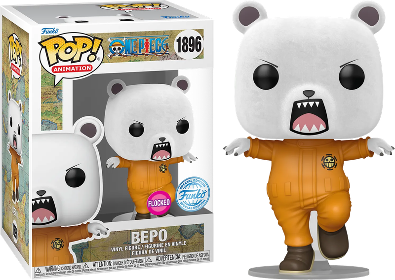 Funko POP! Flocked Bepo One Piece Vinyl Fig
