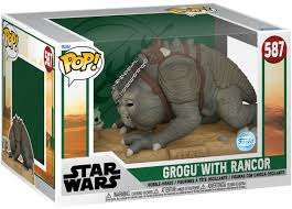Funko POP! JUMBO SW BOOK OF BOBA FETT GROGU W/ RANCOR VIN FIG