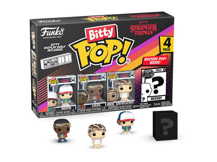 Funko BITTY POP! STRANGER THINGS SZN1 DUSTIN 4PK FIG