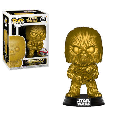 Funko POP! CHEWBACCA (GOLD) #63 VINYL FIG