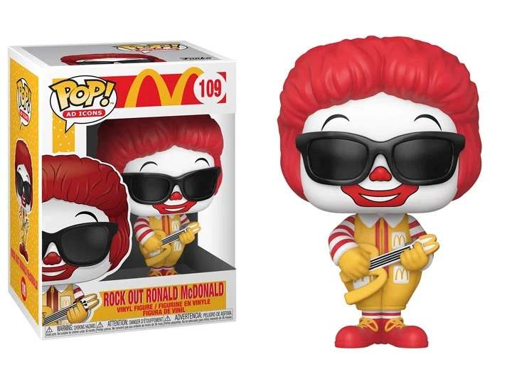 POP AD ICONS MCDONALDS ROCK OUT RONALD VINYL FIGURE