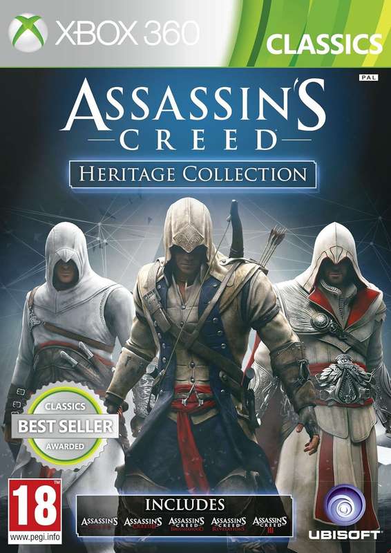 Assassin's creed heritage collection game for xbox 360