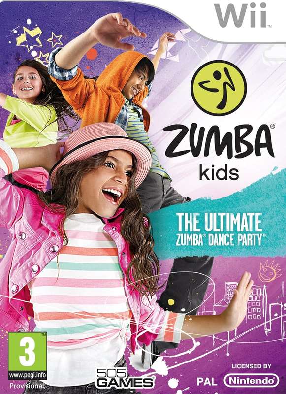 Nintendo wii game - zumba kids - the ultimate dance party