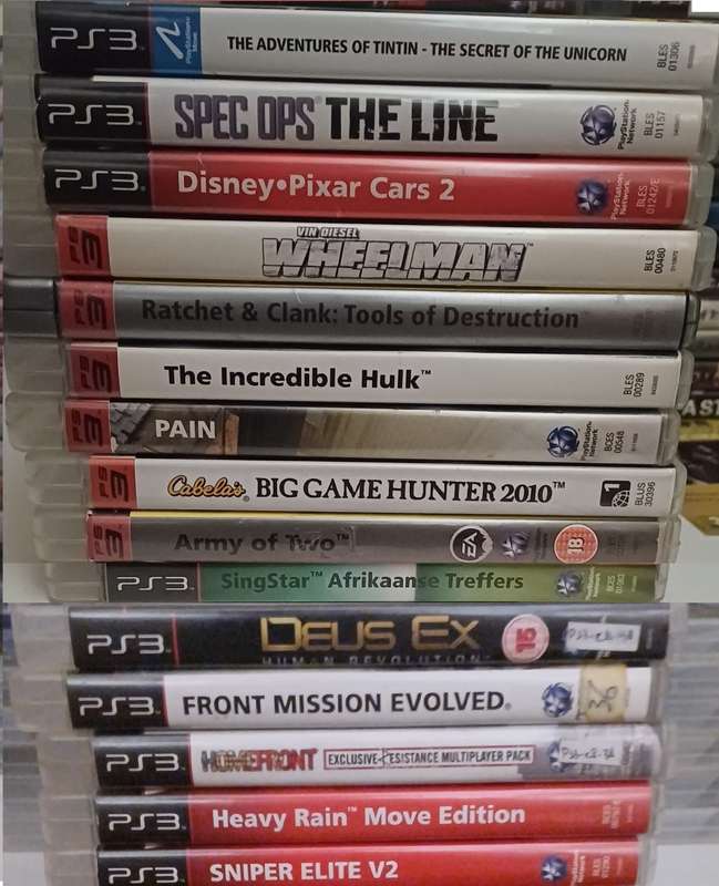 Playstation 3 games lot (ps3)