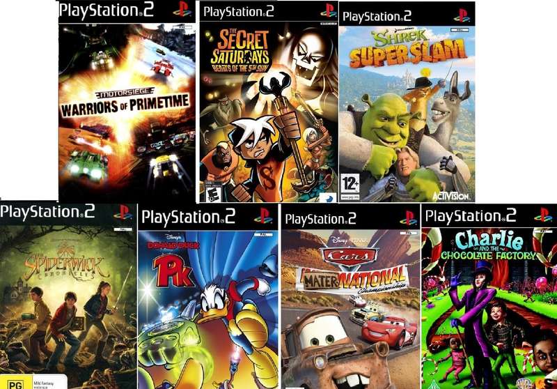7x Playstation 2 -ps2- games bundle