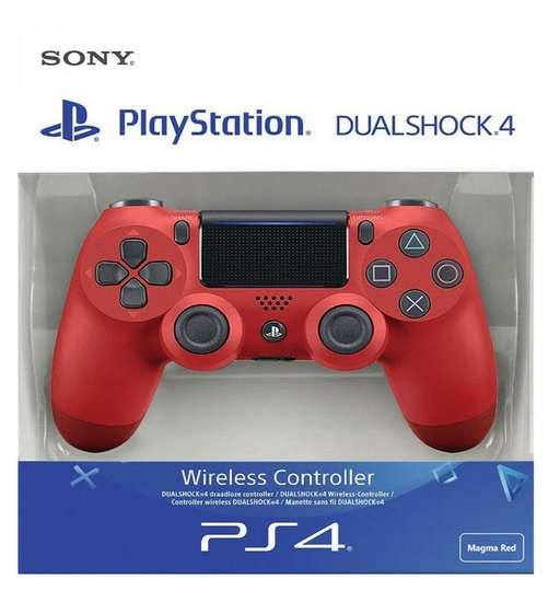 Sony playstation 4 dual shock 4 v2 wireless magma red controller for ps4 - new