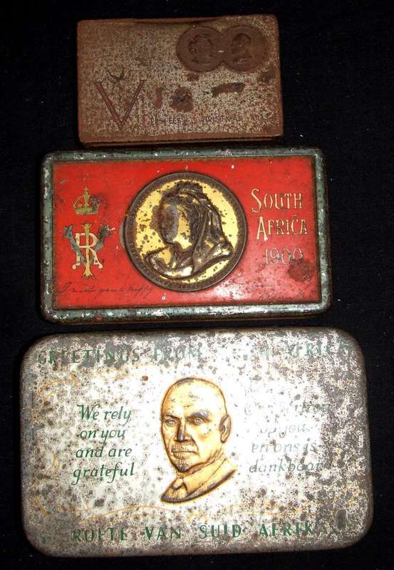 Boer War & WW2 Gift tins