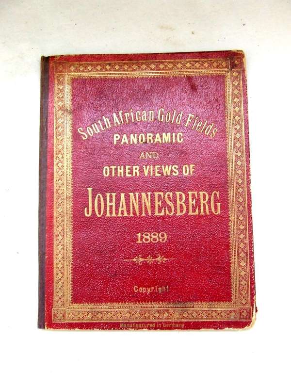 1889 Fold-out Photo Album Johannesburg Gold Fields