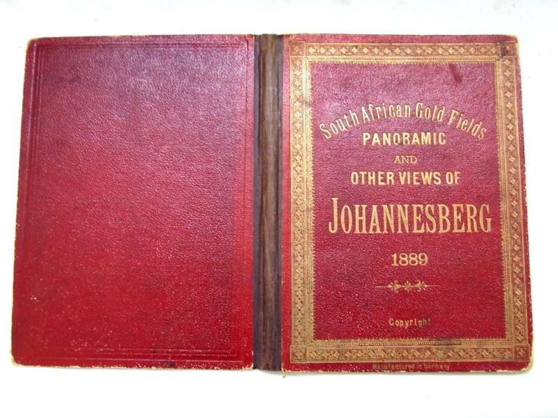 1889 Fold-out Photo Album Johannesburg Gold Fields